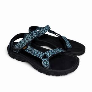 Teva Hurricane 4 Sport Hiking Sandals Womens Sz 10 Blue 1093378